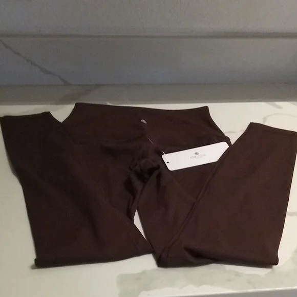 CRZ YOGA Butterluxe Yoga Leggings 28'' - High Waisted Brown Sz M - Picture 7 of 9